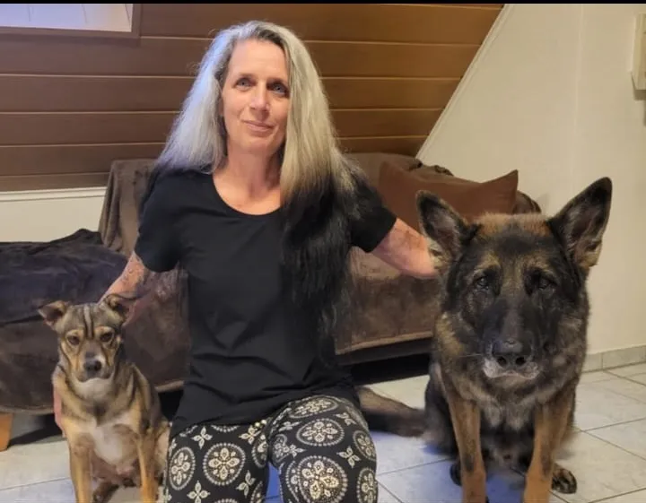 Nicole Reusch mit Hunden